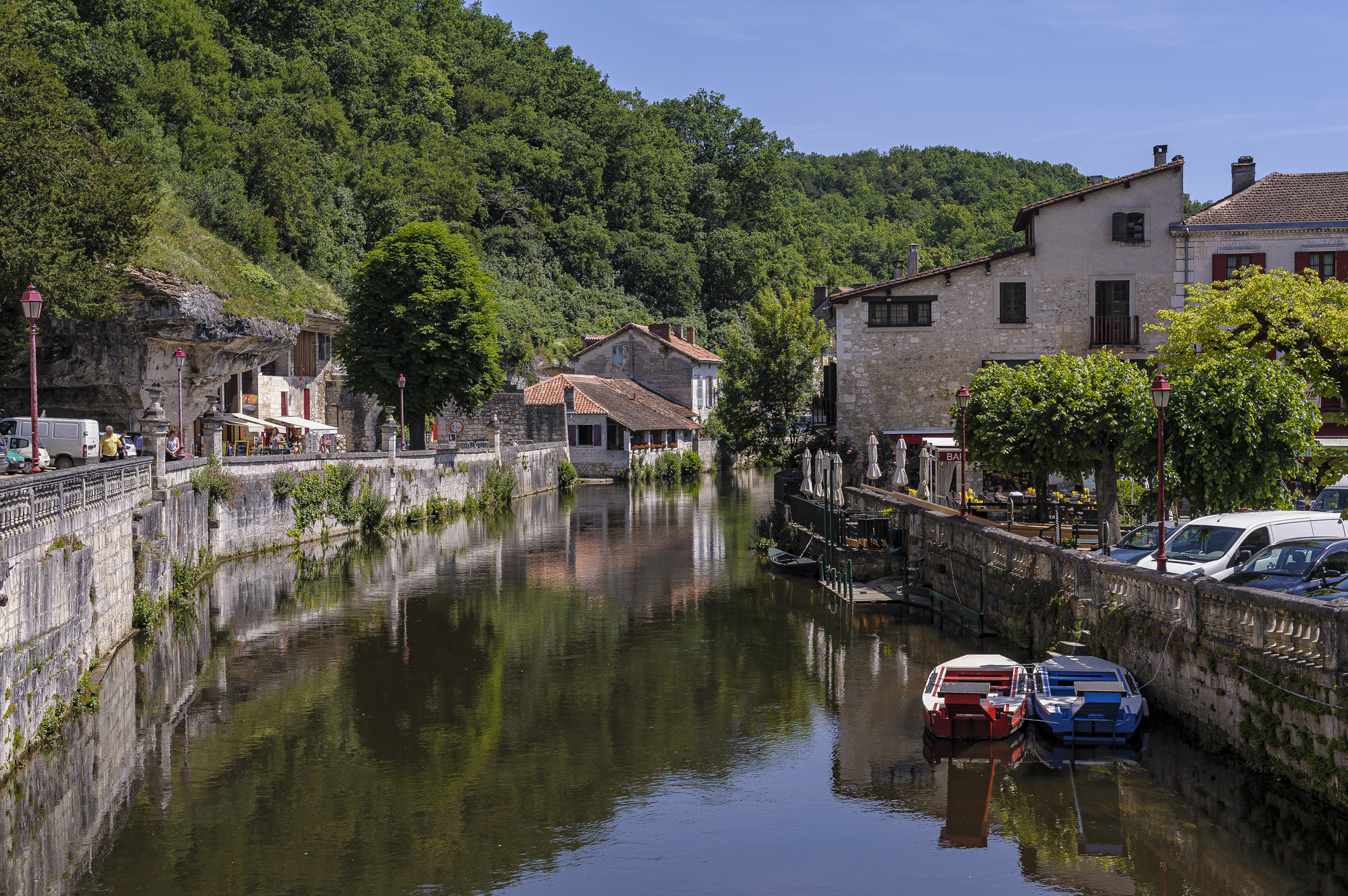 France remains hugely popular. Brantome in the Dordogne region.