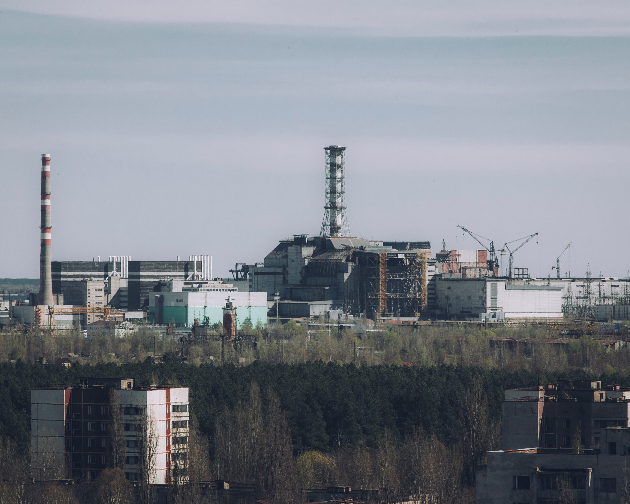 The infamous Chernobyl nuclear power station in Ukraine, which has also been captured by Russian forces.