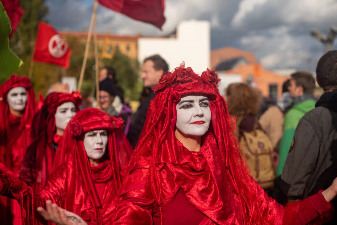 Extinction Rebellion is known for its use of culture