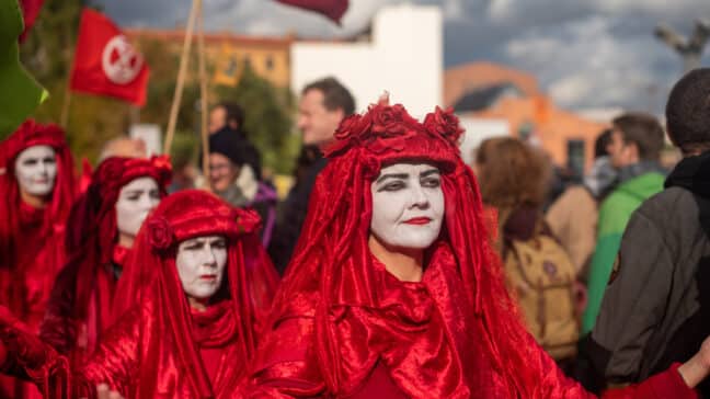 Extinction Rebellion is known for its use of culture